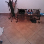 Metalno postolje za obuću