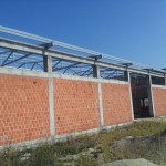 Krovna konstrukcija Doboj BiH Na ovoj krovnoj Konstrukciji površine 1100m2 korišten je rešetkasti krovni nosač (binder) raspona od 21m bez oslonca u sredini.