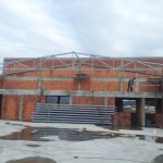 Krovna konstrukcija Doboj BiH Na ovoj krovnoj Konstrukciji površine 1100m2 korišten je rešetkasti krovni nosač (binder) raspona od 21m bez oslonca u sredini.