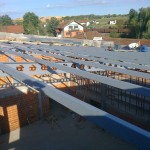 Krovna konstrukcija na objekti Kulturni centar Stanari kod Doboja