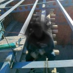 Krovna konstrukcija na objekti Kulturni centar Stanari kod Doboja