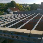 Krovna konstrukcija na objekti Kulturni centar Stanari kod Doboja