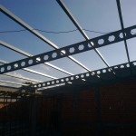 Krovna konstrukcija na objekti Kulturni centar Stanari kod Doboja