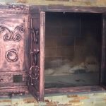 Vrata na kaminu u Holandiji